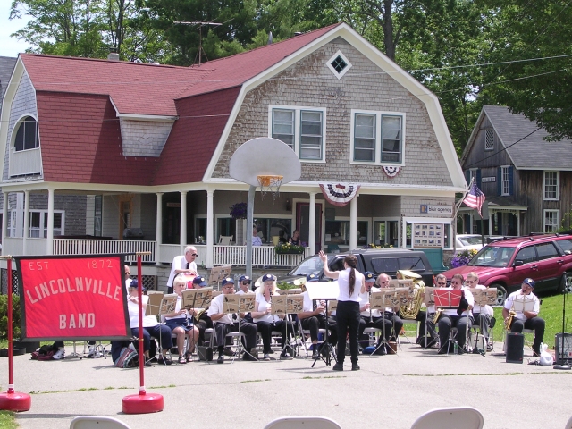 4th of July Concert in the Park in front of the Blair Agency